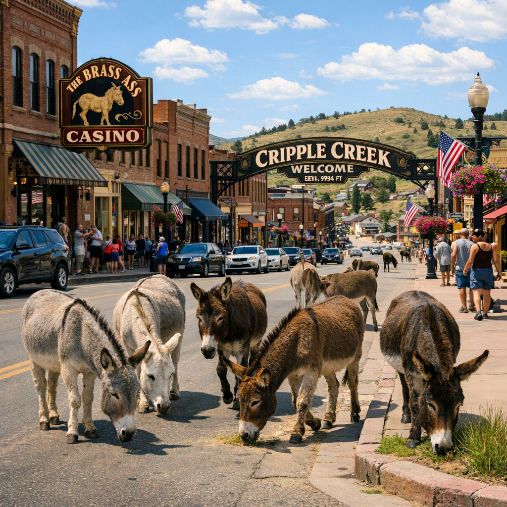 Cripple Creek’s Donkey Herd Set to Roam Free This Summer